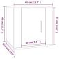 Preview: 3-tlg. TV-Schrank-Set Grau Sonoma Holzwerkstoff
