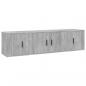 Preview: 3-tlg. TV-Schrank-Set Betongrau Holzwerkstoff
