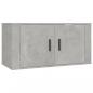 Preview: 3-tlg. TV-Schrank-Set Betongrau Holzwerkstoff