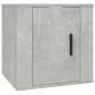 Preview: 2-tlg. TV-Schrank-Set Betongrau Holzwerkstoff