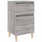Preview: Nachttisch Grau Sonoma 40x35x70 cm