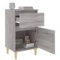 Preview: Nachttisch Grau Sonoma 40x35x70 cm