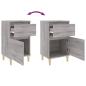 Preview: Nachttisch Grau Sonoma 40x35x70 cm