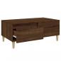Preview: Couchtisch Braun Eichen-Optik 90x50x36,5 cm Holzwerkstoff