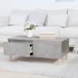 Preview: Couchtisch Betongrau 90x50x36,5 cm Holzwerkstoff