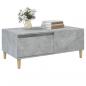 Preview: Couchtisch Betongrau 90x50x36,5 cm Holzwerkstoff