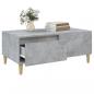 Preview: Couchtisch Betongrau 90x50x36,5 cm Holzwerkstoff