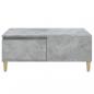 Preview: Couchtisch Betongrau 90x50x36,5 cm Holzwerkstoff