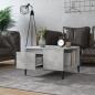 Preview: Couchtisch Betongrau 55x55x36,5 cm Holzwerkstoff