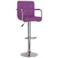 Preview: Barhocker 2 Stk. Lila Kunstleder