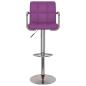 Preview: Barhocker 2 Stk. Lila Kunstleder