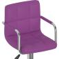 Preview: Barhocker 2 Stk. Lila Kunstleder