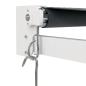 Preview: Markise Einziehbar Anthrazit 4x3 m Stoff und Aluminium