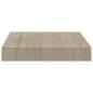 Preview: Schwebendes Wandregal Eichefarben 23x23,5x3,8 cm MDF