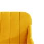 Preview: Sessel Gelb 63x76x80 cm Samt