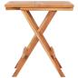 Preview: 3-tlg. Bistro-Set mit Kissen Grau Karomuster Massivholz Teak