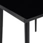 Preview: 9-tlg. Garten-Essgruppe mit Kissen Schwarz Poly Rattan