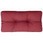 Preview: Palettenkissen Weinrot 80x40x12 cm Stoff