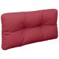 Preview: Palettenkissen Weinrot 80x40x12 cm Stoff