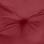 Preview: Palettenkissen Weinrot 80x40x12 cm Stoff