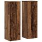 Preview: Pflanzenständer 2 Stk. Altholz-Optik 25x25x80 cm Holzwerkstoff