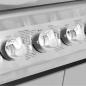 Preview: Gasgrill 4+1 Flammen Schwarz und Silbern