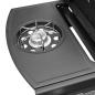 Preview: Gasgrill 4+1 Flammen Schwarz und Silbern