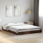 Preview: Bettgestell ohne Matratze Braun Eiche 160x200 cm Holzwerkstoff