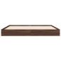 Preview: Bettgestell ohne Matratze Braun Eiche 160x200 cm Holzwerkstoff