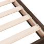Preview: Bettgestell ohne Matratze Braun Eiche 160x200 cm Holzwerkstoff