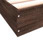 Preview: Bettgestell ohne Matratze Braun Eiche 160x200 cm Holzwerkstoff