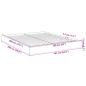 Preview: Bettgestell ohne Matratze Braun Eiche 160x200 cm Holzwerkstoff