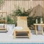 Preview: Sonnenliege 55x199x30 cm Bambus