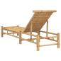 Preview: Sonnenliege 55x199x30 cm Bambus