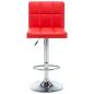 Preview: Barhocker 2 Stk. Rot Kunstleder