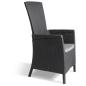 Preview: Keter Gartensessel Vermont 2 Stk. Verstellbar Graphitgrau
