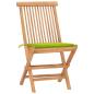 Preview: 3-tlg. Garten-Essgruppe mit Kissen Klappbar Massivholz Teak