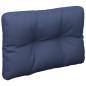 Preview: Palettenkissen 2 Stk. Marineblau Stoff