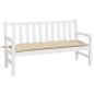 Preview: Gartenbank-Auflage Beige 150x50x7 cm Oxford-Gewebe