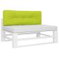Preview: Palettenkissen Knallgrün 120x40x12 cm Stoff