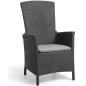 Preview: ARDEBO.de - Keter Gartensessel Verstellbar Vermont Graphitgrau 238452
