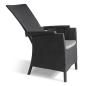 Preview: Keter Gartensessel Verstellbar Vermont Graphitgrau 238452