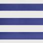 Preview: Markise Einziehbar Blau und Weiß 3x2,5 m Stoff und Aluminium