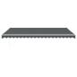 Preview: Markise Einziehbar Anthrazit 5x3 m Stoff und Aluminium