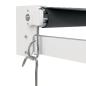 Preview: Markise Einziehbar Anthrazit 5x3 m Stoff und Aluminium
