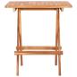 Preview: 3-tlg. Bistroset mit Blauen Kissen Massivholz Teak