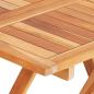 Preview: 3-tlg. Bistroset mit Blauen Kissen Massivholz Teak
