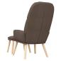 Preview: Relaxsessel mit Hocker Taupe Stoff