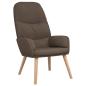 Preview: Relaxsessel mit Hocker Taupe Stoff