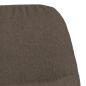Preview: Relaxsessel mit Hocker Taupe Stoff